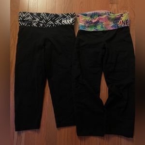 Bundle Victorias Secret PINK Cropped Leggings